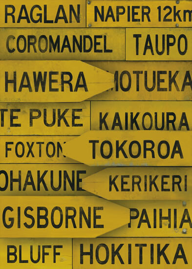 NZ Town Signs